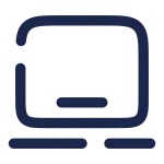 Laptop Minimalistic SVG Icon